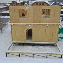 Дом в деревне Петрушино двухэтажный 172,5 м² из СИП панелей | фото, отзывы, цена