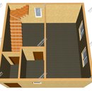 Проект одноэтажного дома с мансардным этажом «Снежана» из СИП панелей | фото, отзывы, цена