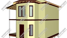 Дом в городе Рязань двухэтажный 140,8 м² из СИП панелей | фото, отзывы, цена