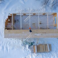 Дом в деревне Волосово двухэтажный 254,6 м² из СИП панелей | фото, отзывы, цена