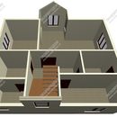 Проект двухэтажного дома с мансардным этажом «Приоритет» из СИП панелей | фото, отзывы, цена