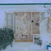 Дом в деревне Тимашово одноэтажный с мансардным этажом 152,3 м² из СИП панелей | фото, отзывы, цена