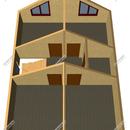 Проект одноэтажного дома с мансардным этажом «Лазурит» из СИП панелей | фото, отзывы, цена