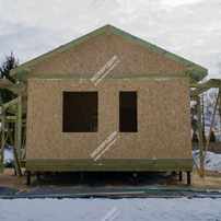 Дом в селе Марчуги одноэтажный 53,1 м² из СИП панелей | фото, отзывы, цена