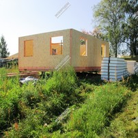 Дом в Спасском районе с мансардным этажом 100,1 м² из СИП панелей | фото, отзывы, цена