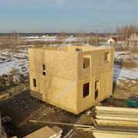 Дом в городе Егорьевск двухэтажный 105 м² из СИП панелей | фото, отзывы, цена
