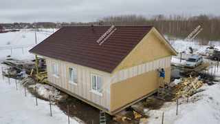 Дом в деревне Будьково одноэтажный 119 м² из СИП панелей | фото, отзывы, цена