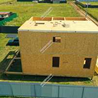 Дом в ИЖС Сказка-6 двухэтажный 160,0 м² из СИП панелей | фото, отзывы, цена