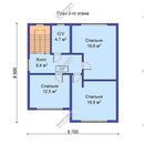 Проект двухэтажного дома «Согласие» из СИП панелей | фото, отзывы, цена
