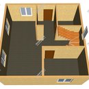 Проект одноэтажного дома с мансардным этажом «Исток» из СИП панелей | фото, отзывы, цена