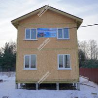Дом в СНТ Шевлягино двухэтажный 92,4 м² из СИП панелей | фото, отзывы, цена