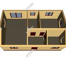 Проект одноэтажного дома «Восход» из СИП панелей | фото, отзывы, цена