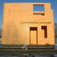 Дом в деревне Белозериха двухэтажный 111,8 м² из СИП панелей | фото, отзывы, цена