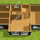 Проект одноэтажного дома с мансардным этажом «Лесные угодья» из СИП панелей | фото, отзывы, цена