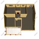 Проект одноэтажного дома Астрон из СИП панелей | фото, отзывы, цена