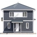 Проект двухэтажного дома «Европейский» из СИП панелей | фото, отзывы, цена