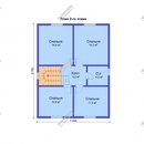 Проект двухэтажного дома «Симметрия» из СИП панелей | фото, отзывы, цена