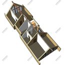 Проект одноэтажного дома с мансардным этажом «Бордо» из СИП панелей | фото, отзывы, цена
