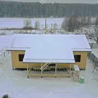 Дом в деревне Ивановская одноэтажный 139 м² из СИП панелей | фото, отзывы, цена