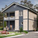 Проект двухэтажного дома «Канзас» из СИП панелей | фото, отзывы, цена