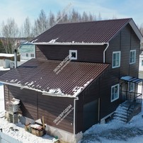 Дом в Егорьевском районе, деревне Акатово, 157,3 м² из СИП панелей | фото, отзывы, цена