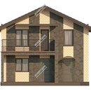 Проект двухэтажного дома «Торнадо» из СИП панелей | фото, отзывы, цена