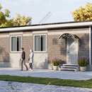 Проект одноэтажного дома Родничок из СИП панелей | фото, отзывы, цена
