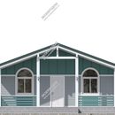 Проект одноэтажного дома «Солнечный» из СИП панелей | фото, отзывы, цена
