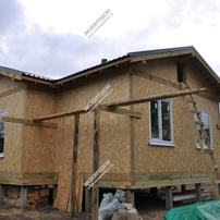 Дом в деревне Горшково одноэтажный 74,3 м² из СИП панелей | фото, отзывы, цена
