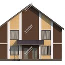 Проект двухэтажного дома «Гулливер» из СИП панелей | фото, отзывы, цена