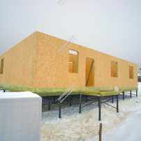 Дом в деревне Сенино одноэтажный 147,5 м² из СИП панелей | фото, отзывы, цена