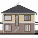 Проект двухэтажного дома «Пруссия» из СИП панелей | фото, отзывы, цена