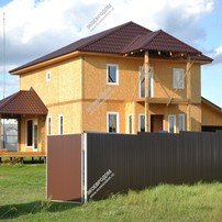 Фотографии строительства дома из СИП панелей в Егорьевском районе Московской области в деревне Жучата из СИП панелей | фото, отзывы, цена