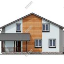 Проект одноэтажного дома с мансардным этажом «Беркут» из СИП панелей | фото, отзывы, цена