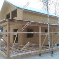 Дом в деревне Васильково одноэтажный с мансардным этажом 202,7 м² | фото, отзывы, цена