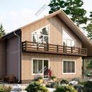 Проект двухэтажного дома Анталия из СИП панелей | фото, отзывы, цена