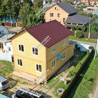 Дом в городе Наро-Фоминске двухэтажный 147,5 м² из СИП панелей | фото, отзывы, цена