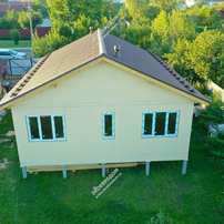 Дом в городе Егорьевск на улице Смычка одноэтажный 90,6 м² из СИП панелей | фото, отзывы, цена