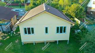 Дом в городе Егорьевск на улице Смычка одноэтажный 90,6 м² из СИП панелей | фото, отзывы, цена