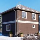 Проект двухэтажного дома Анри из СИП панелей | фото, отзывы, цена