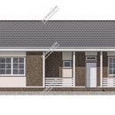 Проект одноэтажного дома «Стрельна» из СИП панелей | фото, отзывы, цена