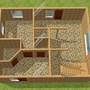 Проект одноэтажного дома с мансардным этажом «Иллинойс» из СИП панелей | фото, отзывы, цена