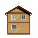 Проект двухэтажного дома Истэка из СИП панелей | фото, отзывы, цена