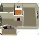 Проект одноэтажного дома с мансардным этажом «Свежий ветер» из СИП панелей | фото, отзывы, цена