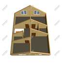 Проект одноэтажного дома с мансардным этажом «Лари» из СИП панелей | фото, отзывы, цена