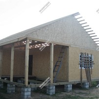 Фотографии строительства дома из СИП панелей в Егорьевском районе Московской области, деревне Фролково | фото, отзывы, цена