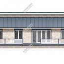 Проект одноэтажного дома «Фабиана» из СИП панелей | фото, отзывы, цена