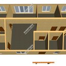 Проект одноэтажного дома «Фабиана» из СИП панелей | фото, отзывы, цена