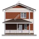 Проект двухэтажного дома «Скалли» из СИП панелей | фото, отзывы, цена