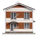 Проект двухэтажного дома «Скалли» из СИП панелей | фото, отзывы, цена